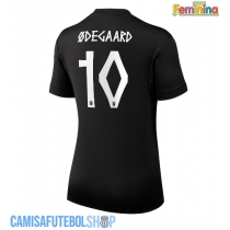Camisa de time de futebol Noruega Martin Odegaard #10 Replicas 2º Equipamento Feminina Mundo 2026 Manga Curta